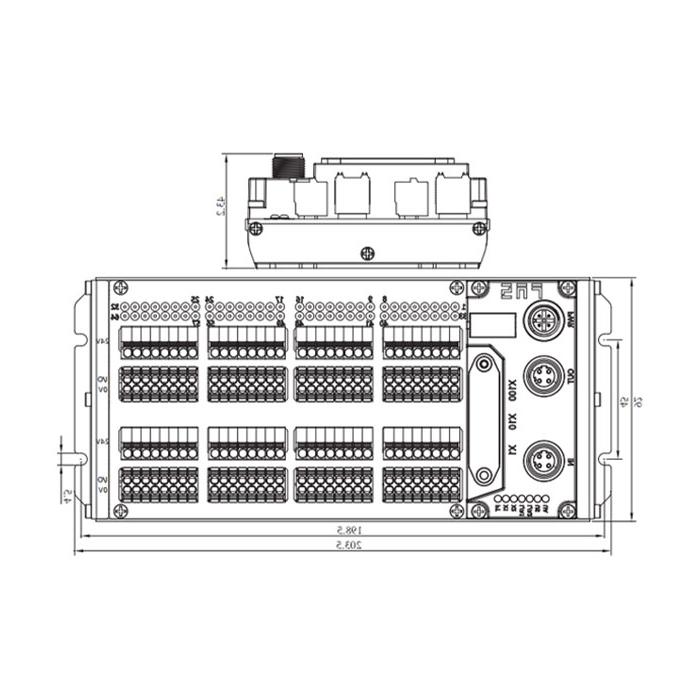 Multi-protocol module IP20、64DI/DO adaptive configuration、PNP、Terminal type、 Remote module、009M73