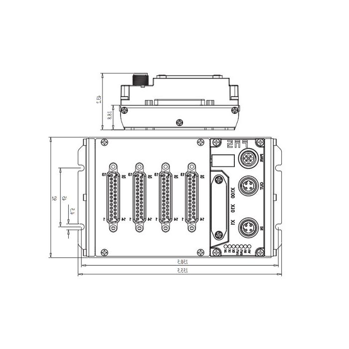 CC-Link protocol、IP20、64DI/DO adaptive configuration、NPN、D-Sub interface、Remote module、009D91